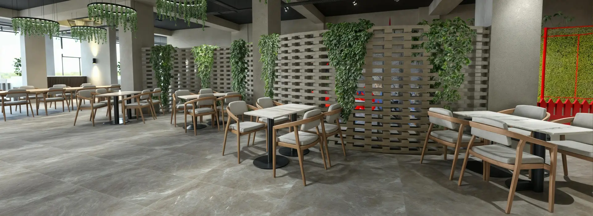 Upscale Restaurant with Open Kitchen